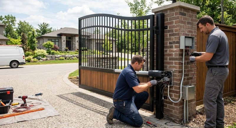 Driveway Gate Installation in Alpharetta, GA