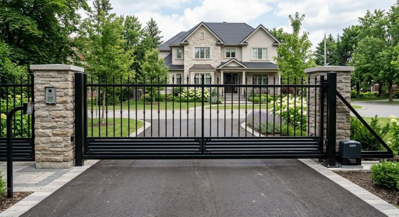 Entrance Gate Installation in Naperville, IL