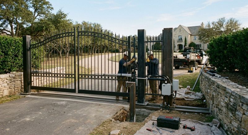 Main Gate Installation in Cary, NC