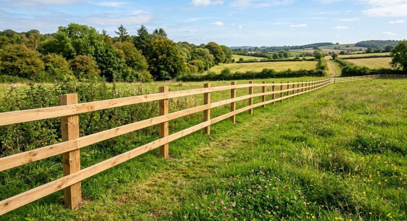 Rustic Fence Installation in Sacramento, CA